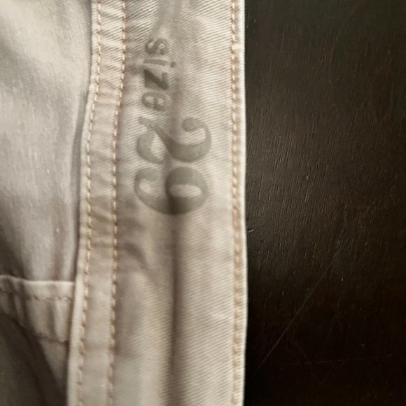 Cream Jean-Style Pants – Zippered Ankles, Stretchy & Chic! (Size 29 Gently-Used) - Picture 15 of 15